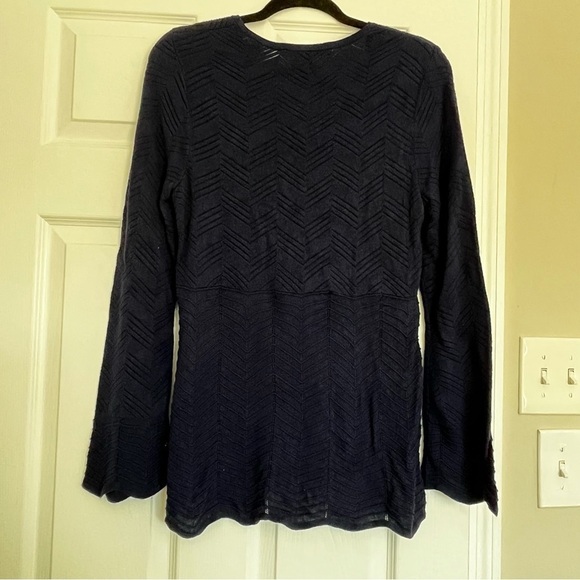 WHBM White House Black Market bell sleeves blouse medium - Picture 6 of 8